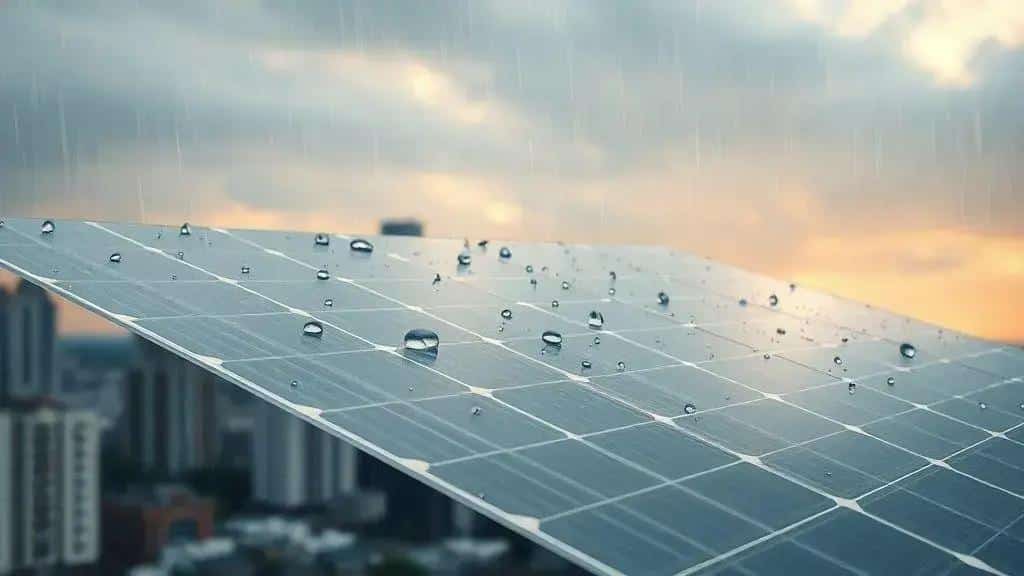 Painéis híbridos de chuva: a energia azul que pode complementar a solar