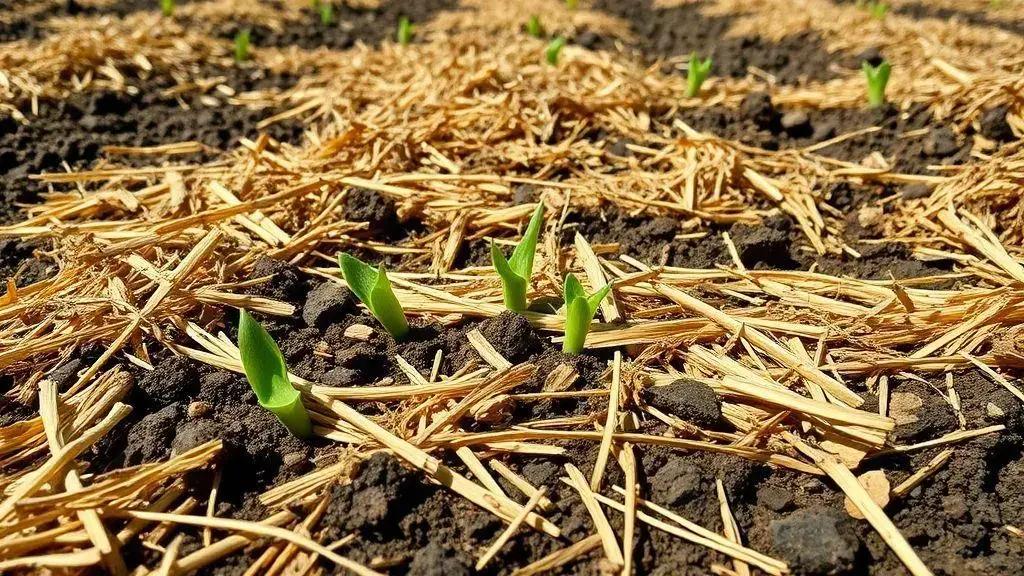 Palhada e manejo de umidade: reduzindo o aquecimento do solo Palhada e manejo de umidade: reduzindo o aquecimento do solo
