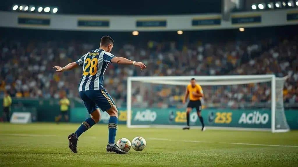 Pênalti marcado e convertido pelo Comercial Pênalti marcado e convertido pelo Comercial