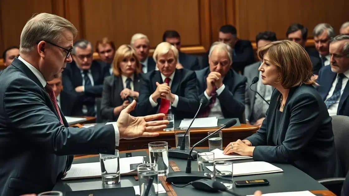 Pergunta do relator e interrupções durante o depoimento