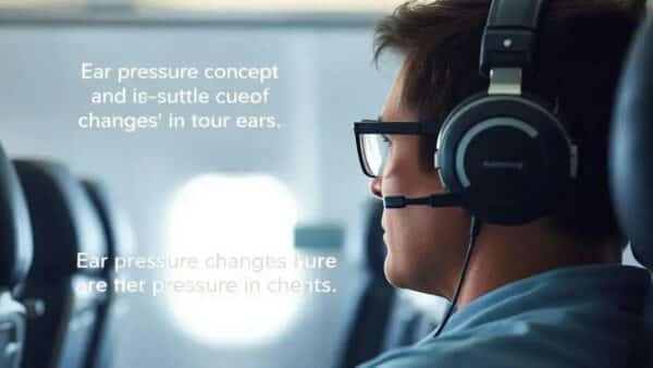 Por que ficar acordado durante a decolagem e pouso evita barotrauma e desconforto nos ouvidos