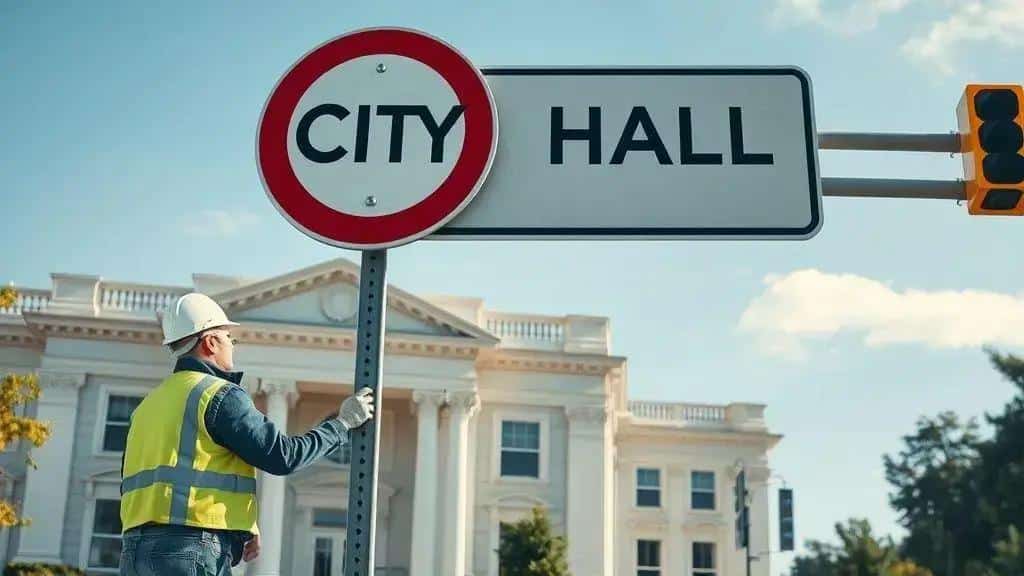 Prefeitura confirma correção da sinalização Prefeitura confirma correção da sinalização