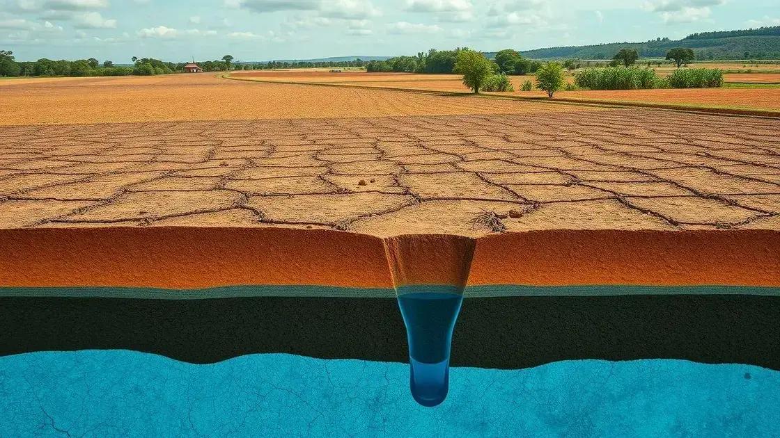 Principais aquíferos afetados e regiões críticas Principais aquíferos afetados e regiões críticas