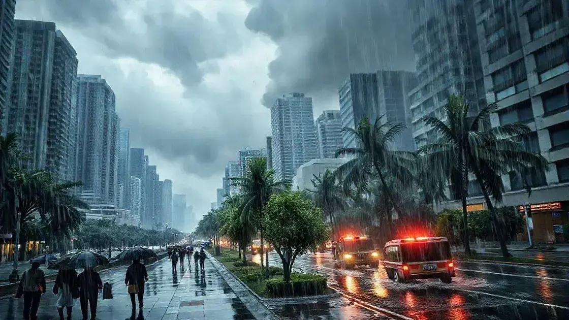 Quais critérios definem uma tempestade de grande impacto em 2025/2026 Quais critérios definem uma tempestade de grande impacto em 2025/2026