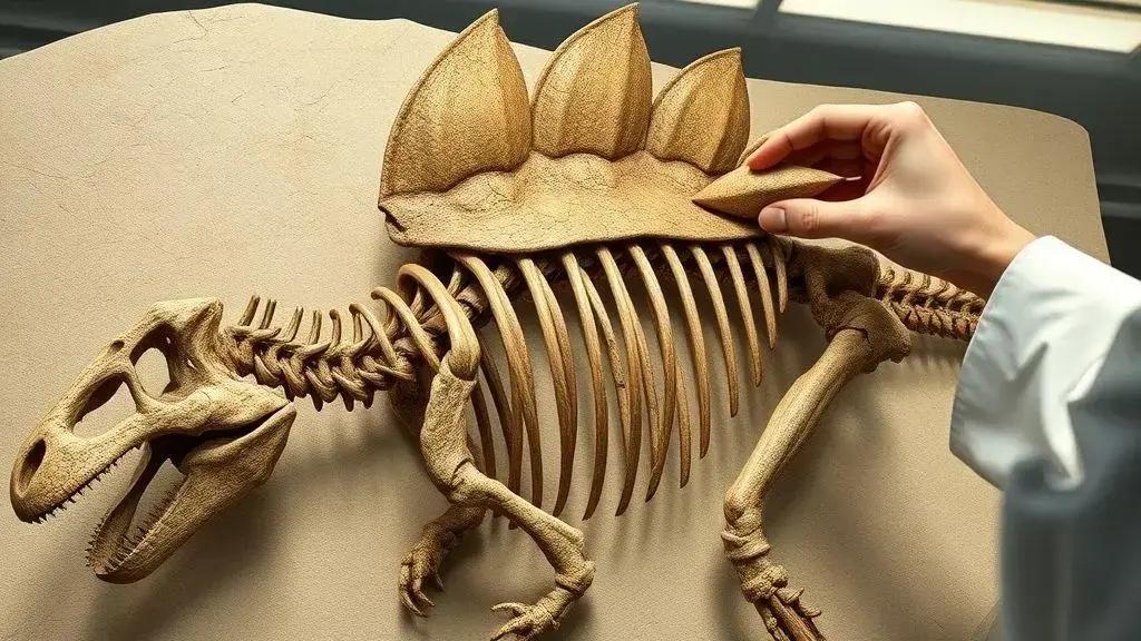 Reconstituindo o corpo: desafios de encaixar placas e espinhos do ankylossauro