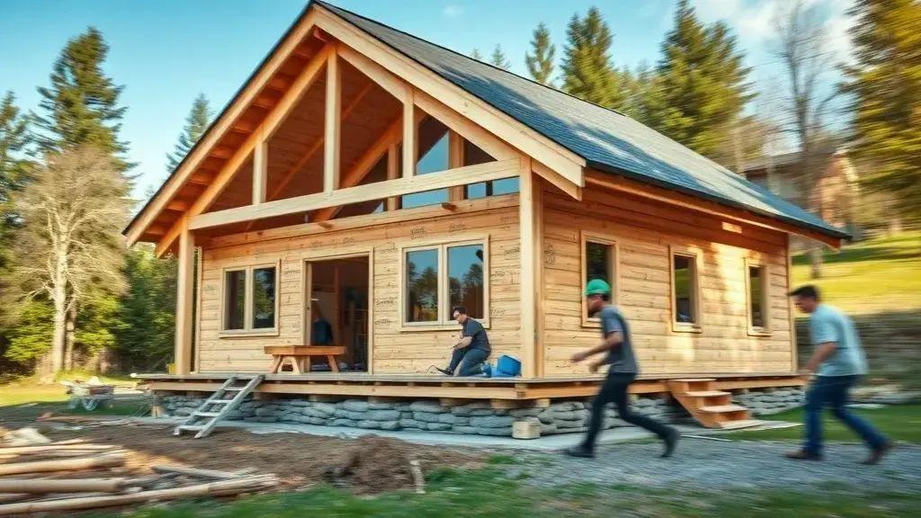 Tempo de obra: quanto tempo leva para erguer um chalé A-Frame Tempo de obra: quanto tempo leva para erguer um chalé A-Frame