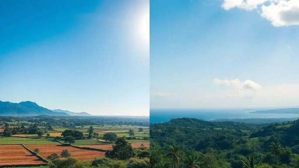 Tempo estável na maior parte do país com chuvas pontuais e baixa umidade em áreas-chave Tempo estável na maior parte do país com chuvas pontuais e baixa umidade em áreas-chave