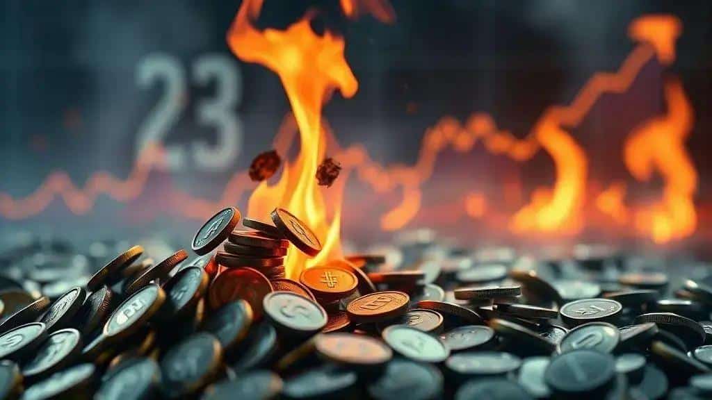 Tokenomics e burn para pressão deflacionária