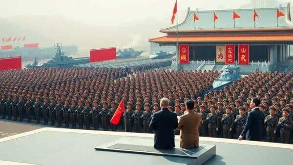 Xi expõe tríade nuclear em desfile com Putin e Kim, sinalizando poder global