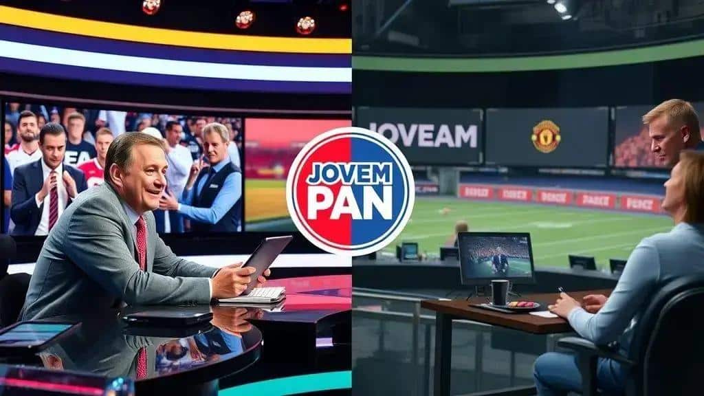 A transmissão da Jovem Pan vs outras emissoras