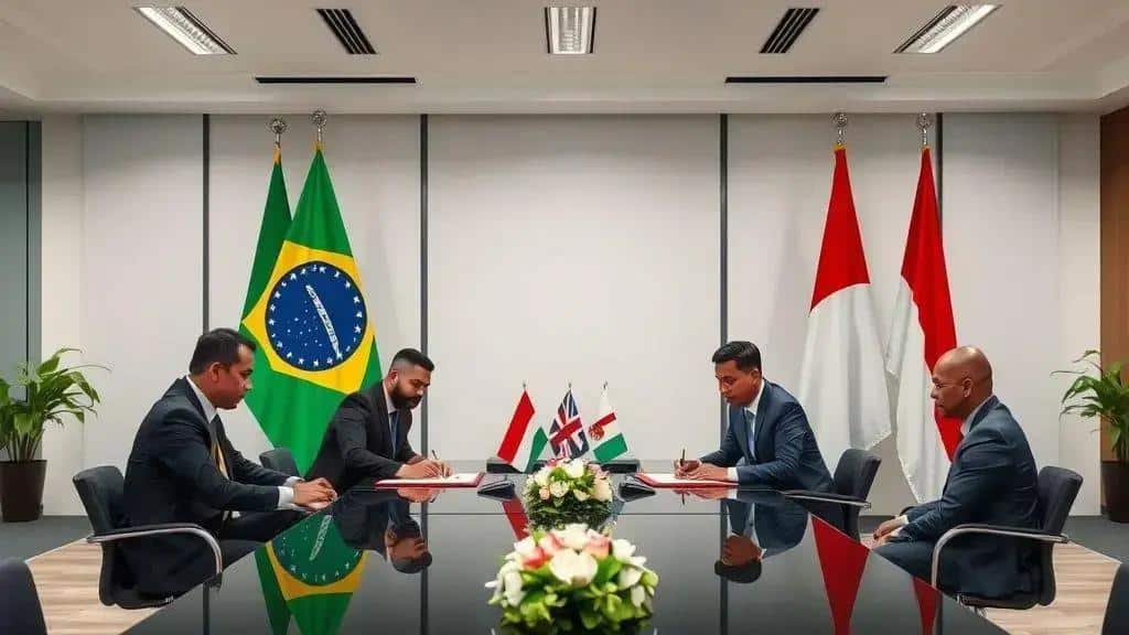 Brasil e Indonésia avançam cooperação para ampliar comércio e tecnologia