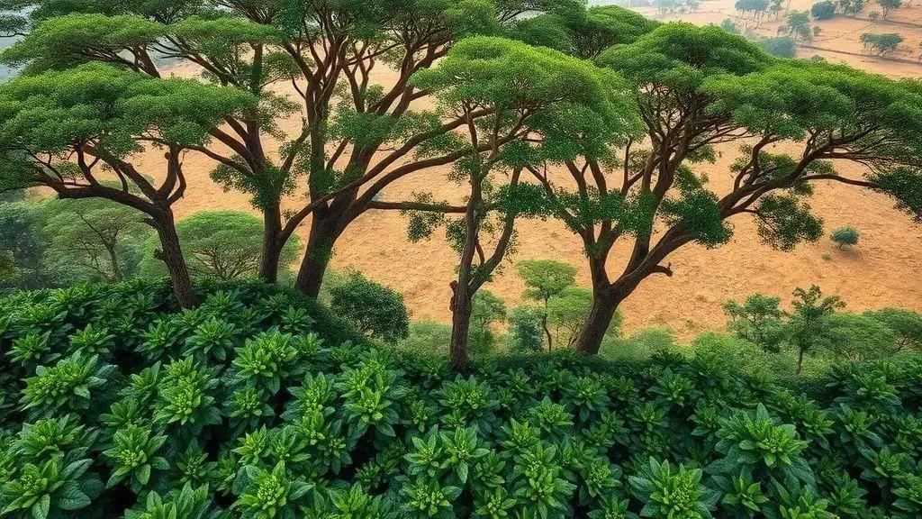 Café sombreado como estratégia de resiliência climática