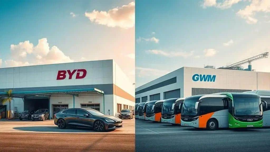 Casos recentes: BYD na Bahia e GWM em São Paulo Casos recentes: BYD na Bahia e GWM em São Paulo