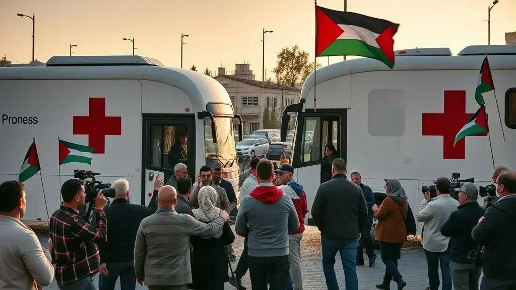 Cessar-fogo avança: prisioneiros libertos em Gaza e os próximos passos do acordo