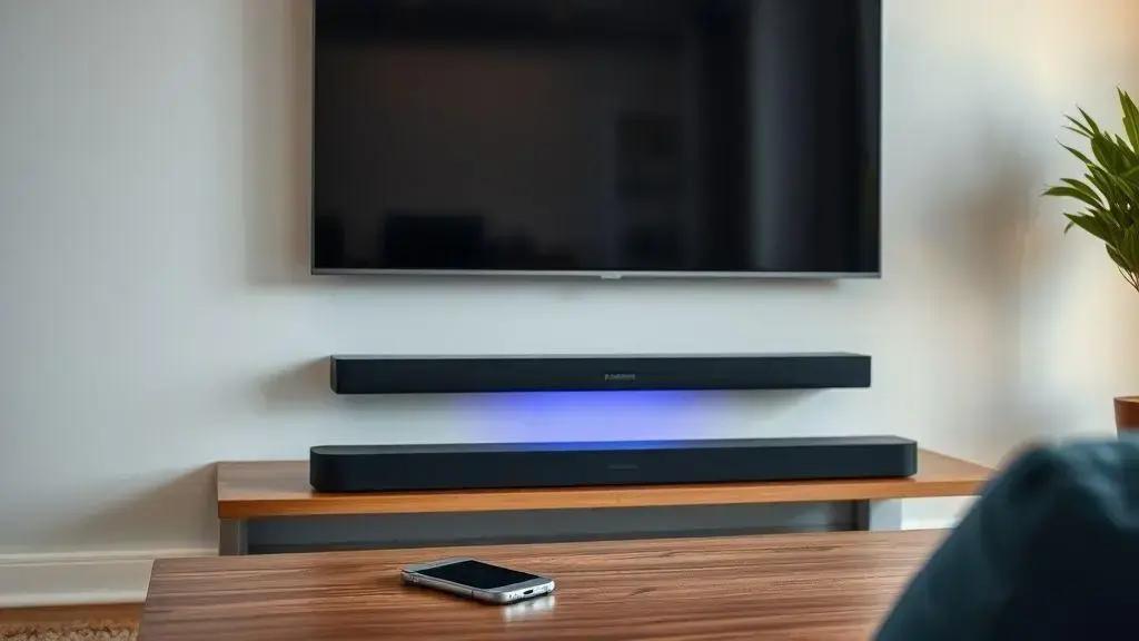 Conectividade Wi‑Fi/Bluetooth, Sincronia Sonora com TVs Samsung e Alexa integrada Conectividade Wi‑Fi/Bluetooth, Sincronia Sonora com TVs Samsung e Alexa integrada