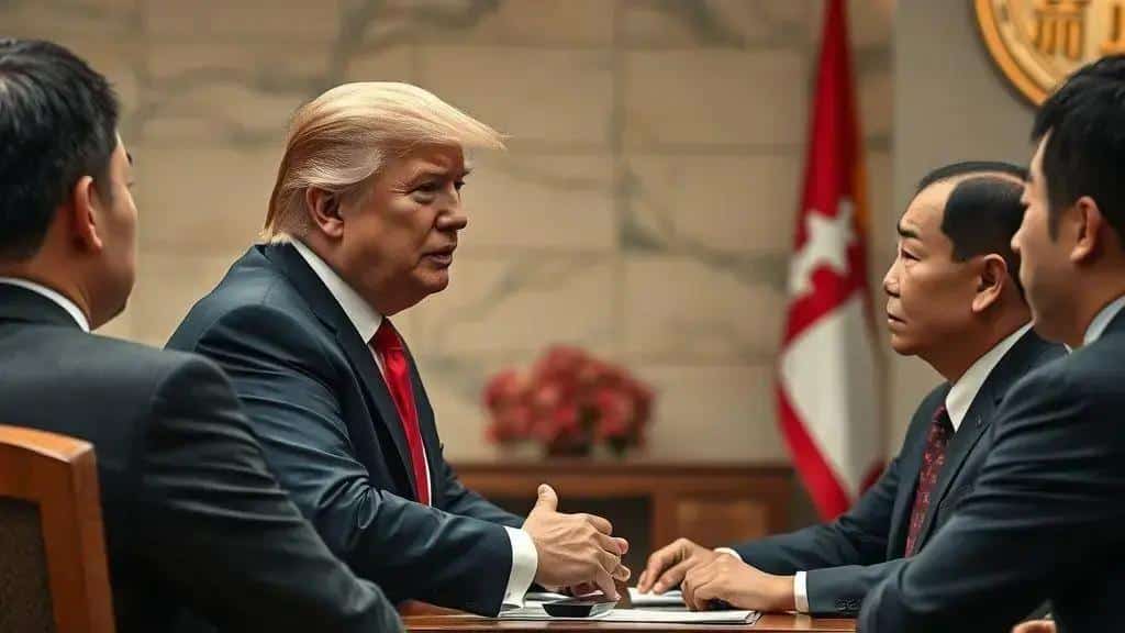 Contexto diplomático da visita de Trump