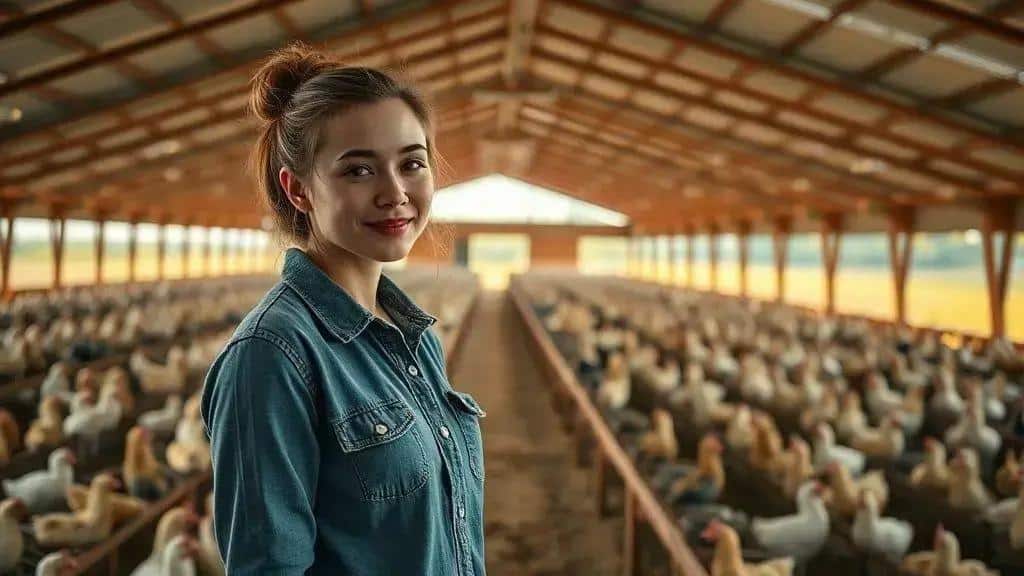 Jovem de 22 anos assume comando de aviário familiar no interior do Paraná