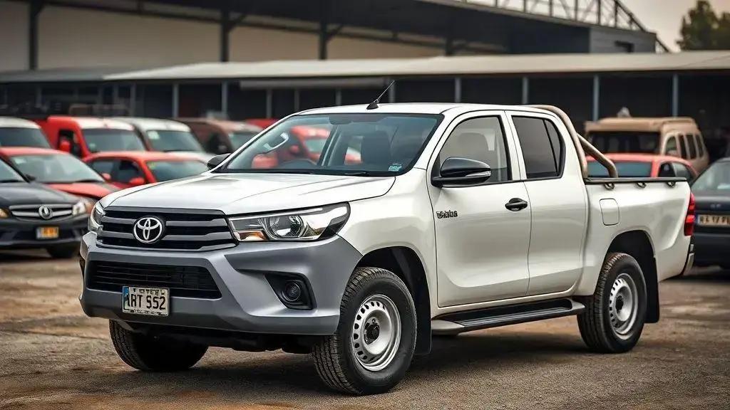 Leilão de veículos públicos em SC oferece Hilux a partir de R$ 28 mil