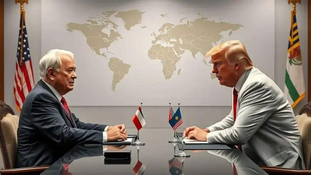 Lula diz a Trump que Brasil pode ajudar a pacificar a América Latina