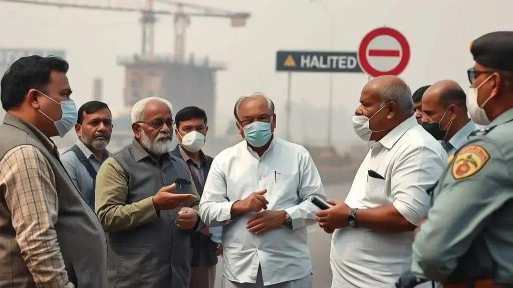 Medidas governamentais durante a crise de poluição