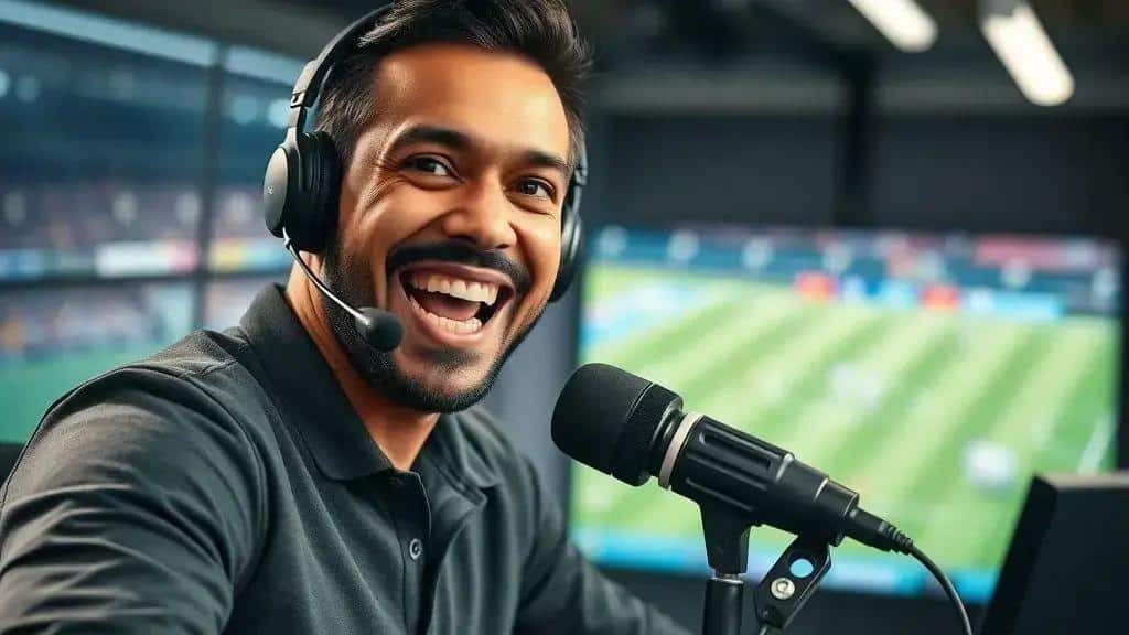 Narração de Nilson Cesar: emoção na transmissão