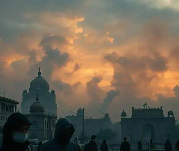 Névoa tóxica em Nova Délhi: poluição 16x acima da OMS após Diwali
