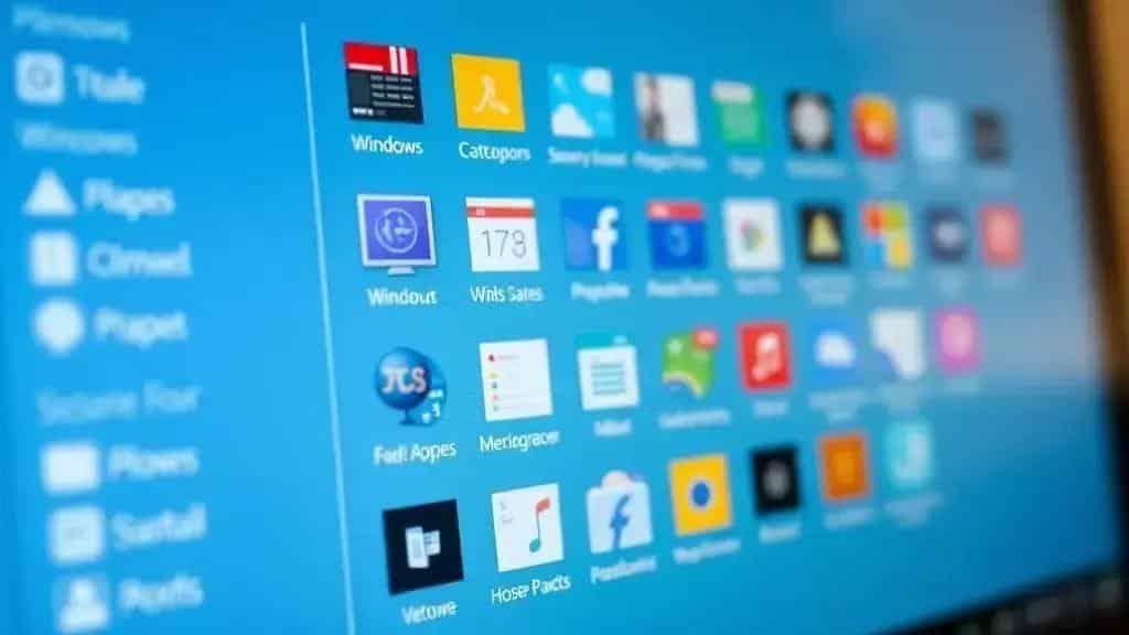 Nova organização de aplicativos com visual de categorias Nova organização de aplicativos com visual de categorias