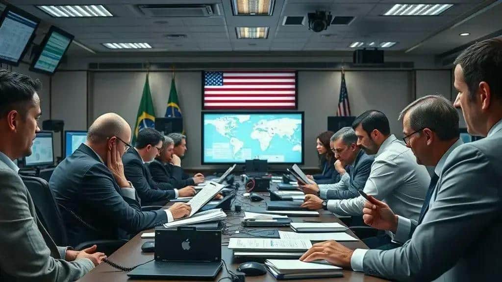 Preparativos para a reunião à margem da cúpula