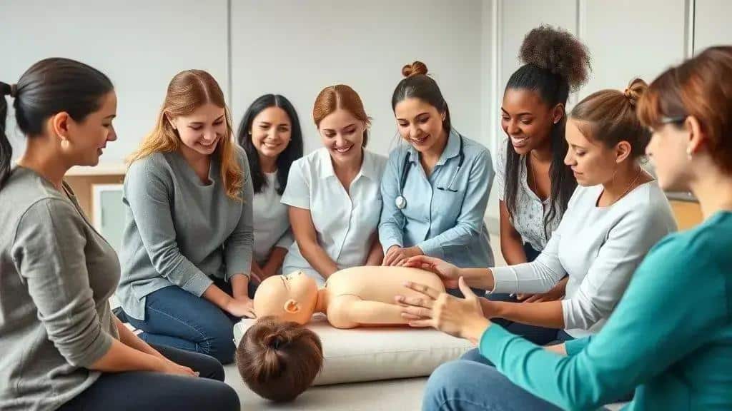 Primeiros socorros: treinamentos da equipe que atuou Primeiros socorros: treinamentos da equipe que atuou