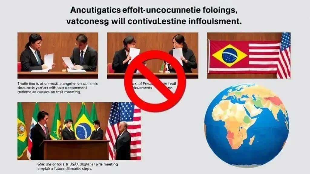 Próximos passos diplomáticos após o encontro