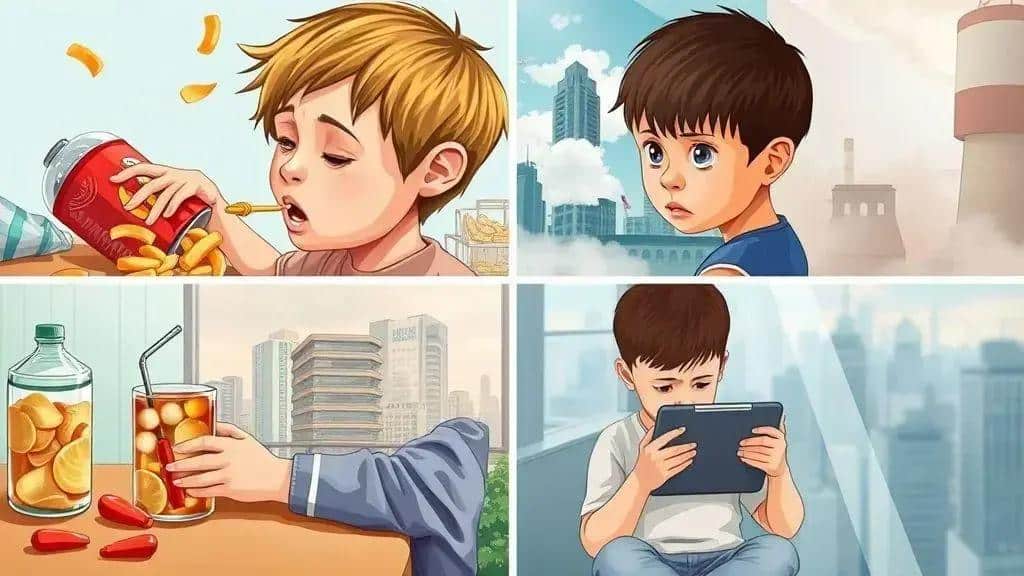 Quatro fatores que impulsionam doenças crônicas na infância Quatro fatores que impulsionam doenças crônicas na infância