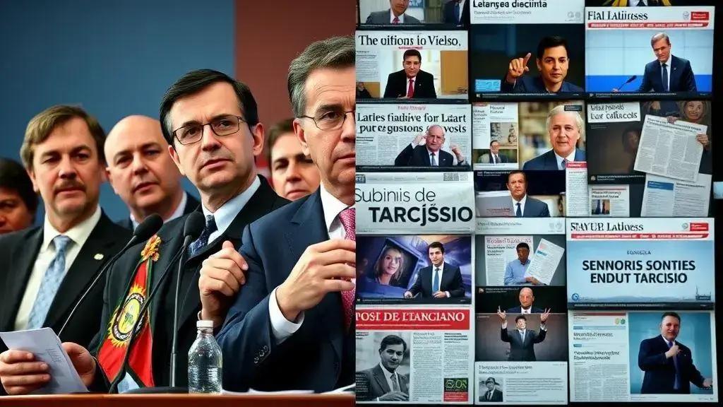 Reações da oposição e da imprensa Reações da oposição e da imprensa