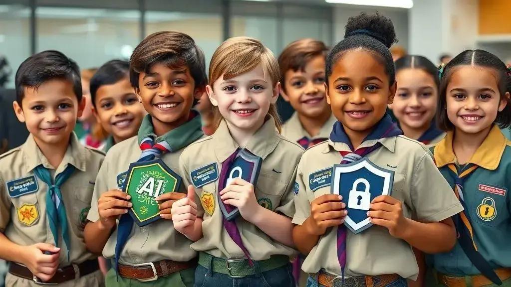 Scouting America lança badges de IA e cibersegurança