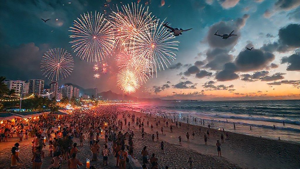 8 praias incríveis para celebrar o Réveillon em 2026 no Brasil
