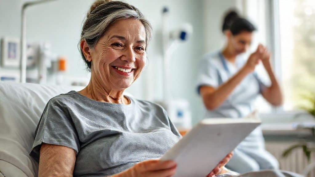 Acompanhamento pós-operatório e recuperação de Ana