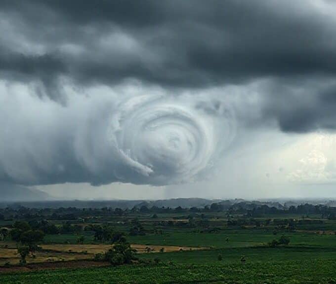 Ciclone avança pelo Sul do Brasil e frente fria provoca temporais