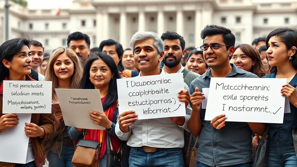 Como a população vê reforma institucional