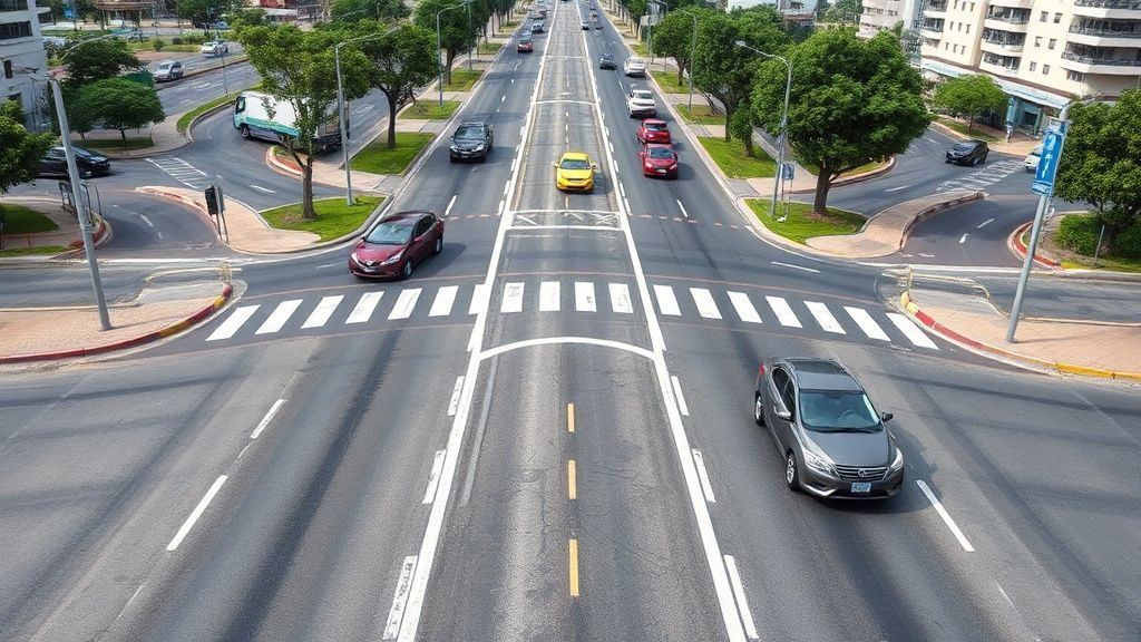 Como ficou a nova faixa de circulação