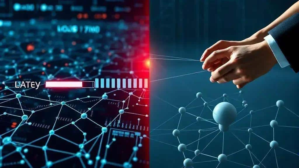 Desafios: latência e governança Desafios: latência e governança