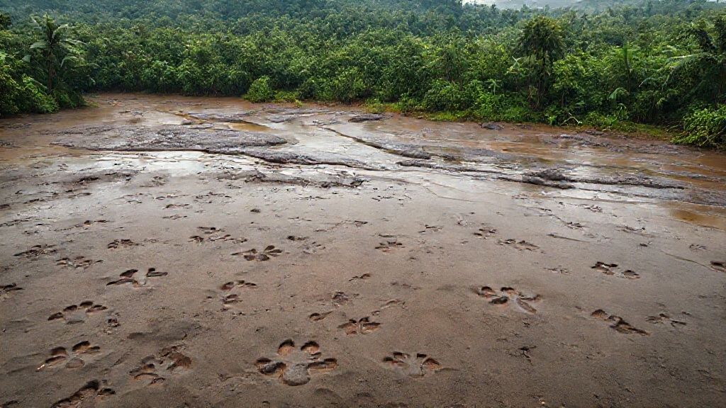 Dinossauros na Amazônia: pegadas revelam presença há 103 milhões de anos