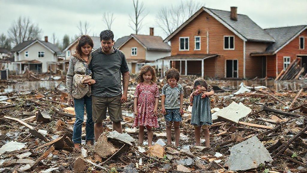 Impacto social: famílias buscam reconstrução Impacto social: famílias buscam reconstrução