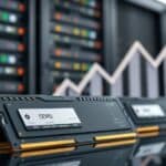 Memória DDR5 dispara 60% com demanda de IA; Samsung lidera no mercado