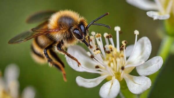 Nova abelha Megachile lucifer descoberta na Austrália, com chifres diabólicos