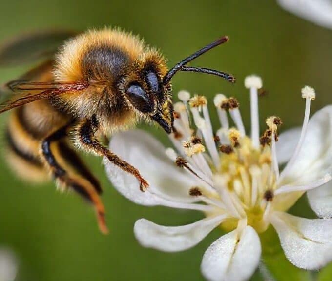 Nova abelha Megachile lucifer descoberta na Austrália, com chifres diabólicos