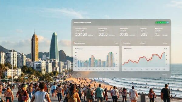 Turismo internacional no Brasil atinge 8 milhões de visitantes em 2025 e mira 10 milhões