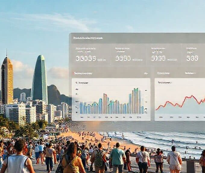 Turismo internacional no Brasil atinge 8 milhões de visitantes em 2025 e mira 10 milhões