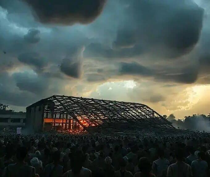 Vendaval derruba estrutura de festa universitária em SP deixa um morto e dezenas feridos